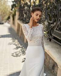 Ahona Novia 2020 Coleccion Casual Wedding Dress Black Tie Wedding Guest Dress Wedding Dress Fabrics