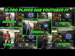 You should know that free fire players will not only want to win, but they will also want to wear unique weapons and looks. 10 Id Pro Player Dan Youtuber Ff Youtube Youtube Dan Players