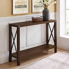 Purchase beautiful frame console table from trusted suppliers and wholesalers. Walnut Rustic Farmhouse X Frame Console Table Kirklands