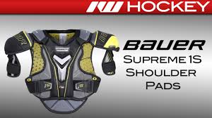 bauer supreme 1s shoulder pad review