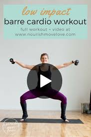 Low Impact Beginner Barre Cardio Workout Entrainements Cardio Enchainements D Exercices Physiques Exercice A La Maison