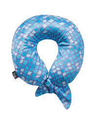 Bon Voyage Mermaid Tail Memory Foam Travel Neck Pillow Blue Neck Pillow Travel Neck Pillow Blue Pillows