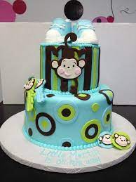 Baby Shower Monkey Cake Baby Shower Cakes Shower Cakes Monkey Baby Shower