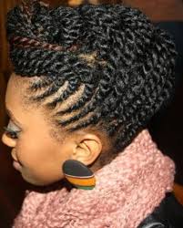 Men's double braided mohawk with bun. Latest Braided Mohawk Hairstyles And Updos