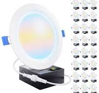 Sunco 24 Pack 6 Inch LED Recessed Light, Ceiling Canless ...