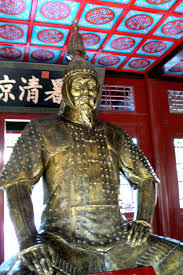 the bronze statue of emperor kangxi chengde mountain resort chinese culture mountain resort chinese landscape