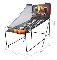 Some people enjoy playing arcade games to relax and have fun, and there's no shortage of excellent options. Home Dual Shot Basketball Arcade Game Foldable Shooting Machine With Led Electronic Scoring System Safe For Kids Adult Racks Aliexpress