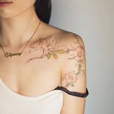 15 Best Collar Bone Tattoos For Women Collar Bone Tattoo Floral Tattoo Design Feminine Shoulder Tattoos