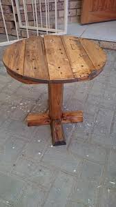 Round Wood Pedestal Coffee Table D Sko Mesas De Centro Redondas Mesa Palet Mesas De Madera