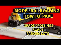 Model Railroad How To Model A Road Crossing Make Realistic Model Train Layouts Youtube Model Railroad Model Trains Train Layouts