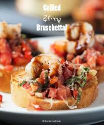Grilled Shrimp Bruschetta Recipe Shrimp Bruschetta Grilled Shrimp Ingredients Recipes