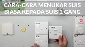 Hasil dari pemantauan pengawas pasar, didapati suis lampu di dalam surau pasar besar alor setar telah rosak. Cara Cara Menukar Suis Biasa Kepada Suis 2 Gang Didiktv Youtube