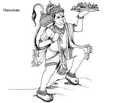 Add a message on the back, laminate and they would make a lovely little. Hanuman Coloring Page Free Printable Coloring Pages For Kids