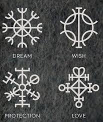Solo Dibujalo Y Colocalo Debajo De Tu Almohada Por 9 Noches El Simbolo Que Desees Viking Tattoo Symbol Viking Symbols Cool Symbols