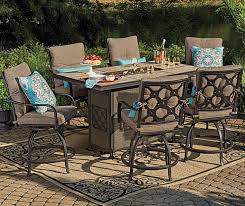 We used the pit a few times, but the height seems to put the fire's heat too high to warm your body or feet. I Found A Wilson Fisher Stoneridge High Top Patio Dining Collection At Big Lots For Less Find More At Bigl Big Lots Patio Furniture Outdoor Patio Set Patio