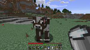 How To Get Milk From The Cow Guide Minecraft Youtube