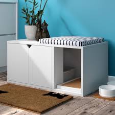 Free delivery over £40 to most of the uk great selection excellent customer service find everything for a beautiful home. Tucker Murphy Pet Grinnell Litter Box Enclosure Reviews Wayfair