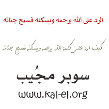 الرد على الله يرحمه ويسكنه فسيح جناته الرد على كلمة الله يرحمه ويسكنه فسيح جناته الله يرحمه ويسكنه فسيح جناته الرد سوبر مجيب