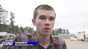 Austin Niemeyer is checked in here at Grand Rapids Speedway and gave us a  few words before the rains came.