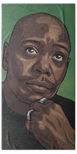 Dave Chappelle Beach Towel by Miggs The Artist