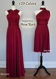 Burgundy Wine Bridesmaid Dress Infinity Dress Maternity Etsy Infinity Dress Burgundy Bridesmaid Dresses Coktail Dress