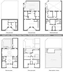 A Loos Maison Tristan Tzara Piante Costruzione Costruzione Architettura Edifici