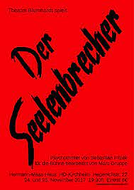 22, 69124 heidelberg (eingang über obere seegasse) tel. Herbst 2017 Der Seelenbrecher Theater Blumhardt