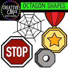Octagon shape what is an octagon dk find out. Octagon Shapes Creative Clips Digital Clipart Tpt