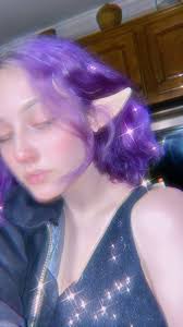 Twitter Purple Hair Aesthetic People Chloe
