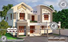50 X 100 House Plans 50 Beautiful Two Storey House Designs Online House Arch Design Small Contemporary House Plans Kerala House Design