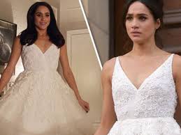 The ceremony went on to feature a rousing, fiery address from chicago bishop michael curry, the kingdom choir gospel singers and a solo spot from the first black winner of bbc young musician of the year contest. Meghan Markle Wedding Dress Hints Wedding Ideas Magazine