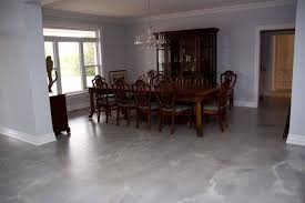 Gray Concrete Dining Room Floor Concrete Floors Rs Concrete Solutions Strathroy On Dining Room Floor Concrete Stained Floors Concrete Floors Living Room