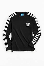 Black And White Striped Long Sleeve Tee Adidas Pique 3 Stripes Long Sleeve Tee Striped Long Sleeve Tee Adidas Long Sleeve Shirt Adidas Outfit