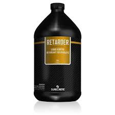 The density of concrete varies with its exact composition, but averages around 2,400 kg per cubic meter, or 150lbs per cubic foot. Slow Concrete Cure Liquid Retarder Additive By Surecrete