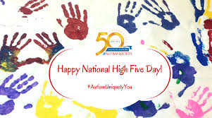Why Fit In When You Were Born To Stand Out Autism Happy National Highfiveday Autismuniquelyyou High Five Day National High Five Day Happy