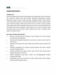 Roughly, these are the aspects that are needed in the assignment. Khidmat Masyarakat