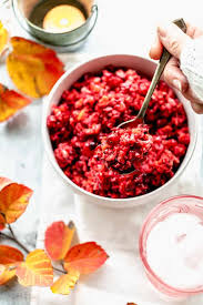 Transfer to a large bowl and work in shallot. Cranberry Relish Healthy Seasonal Recipes