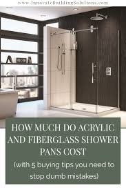 Well you're in luck, because here they come. Contemporary Acrylic Shower Pans Bases Innovate Building Solutions