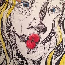 Starrweems Pop Art Drawing Line Art Drawings Art Lessons