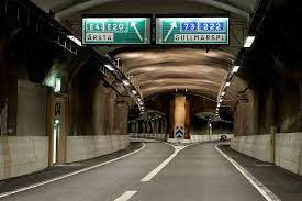 Underground highway in southern stockholm, sweden. 2003 Sodra Lanken Stockholm Www Bandolin Se