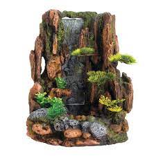 Make a portable vocal booth. Top Fin Mountain Cliff Waterfall Aquarium Ornament Fairy Garden Diy Fairy Garden Crafts Miniature Fairy Gardens