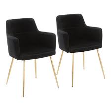 We did not find results for: Contemporary Black And Gold Upholstered Dining Room Chair Set Of From Lumisource Accuweather Shop