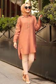 Nayla Collection Buttoned Tile Hijab Tunic 3748krmt Tesetturisland Com Tesett Tesettur Hirka Modelleri 2 Mutevazi Moda Kadin Modasi Elbiseler Gomlek Elbise