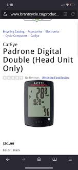 Cateye Padrone Digital Cc-Pa400B Bluetooth Cadence/Speed Kit Bike Computer  - Bikebug