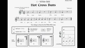 Download and print in pdf or midi free sheet music for hot cross buns by england folk song arranged by harlos music for recorder (solo). Recorder Karate White Belt Hot Cross Buns Performance Youtube