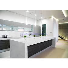 This contrasts the lighter cabinets around the perimeter of the room. Polished White Granite Stone Slab For Kitchen Countertop Bathroom Vanity Top Flooring Wall China Granite Stone Granite Tile Made In China Com