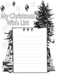 From christmas lights to ornaments, adding color to your christmas is a must! Printable Christmas Wish List Coloring Page Mama Likes This