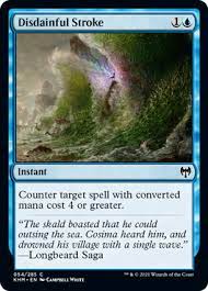 Is an acronym to help you remember the early signs of a stroke. Disdainful Stroke Kaldheim Gatherer Magic The Gathering