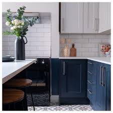 Grey kitchens grey kitchens are a popular choice because they are neutral enough to complement many colour palettes, and are easy to update or customise with different accessories. Fitted Kitchens Blue And Grey Kitchen Blueandgreykitchen As One Of The Most Used Areas I In 2021 Kitchen Fittings Navy Kitchen Cabinets Kitchen Inspiration Design