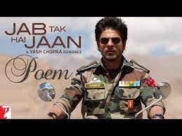 It's a melodic & romantic rendition of words. Jab Tak Hai Jaan Poem With Opening Credits Shah Rukh Khan Yash Chopra Youtube